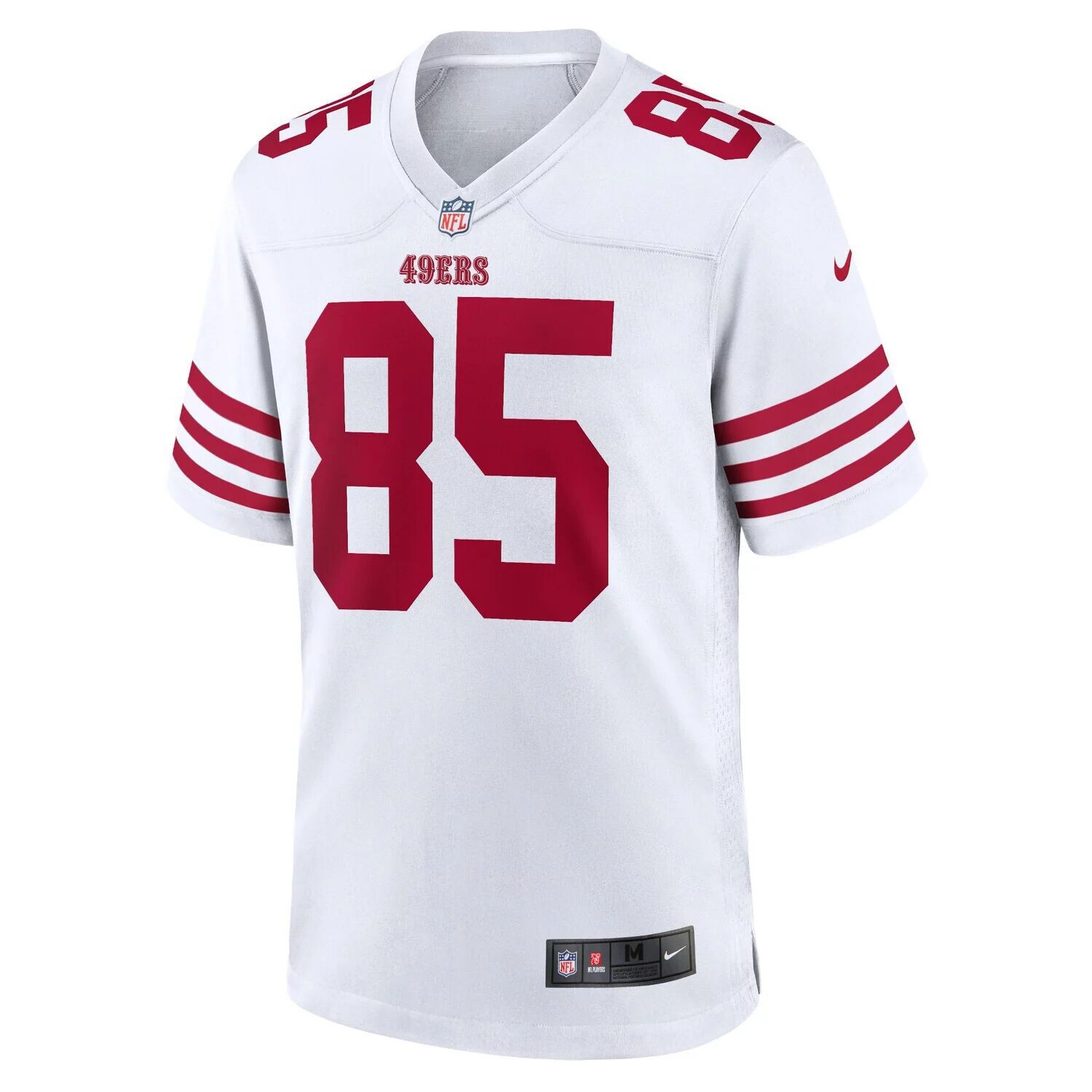 Мужское белое игровое джерси Джорджа Киттла Сан-Франциско 49ers Player Nike — фото 2