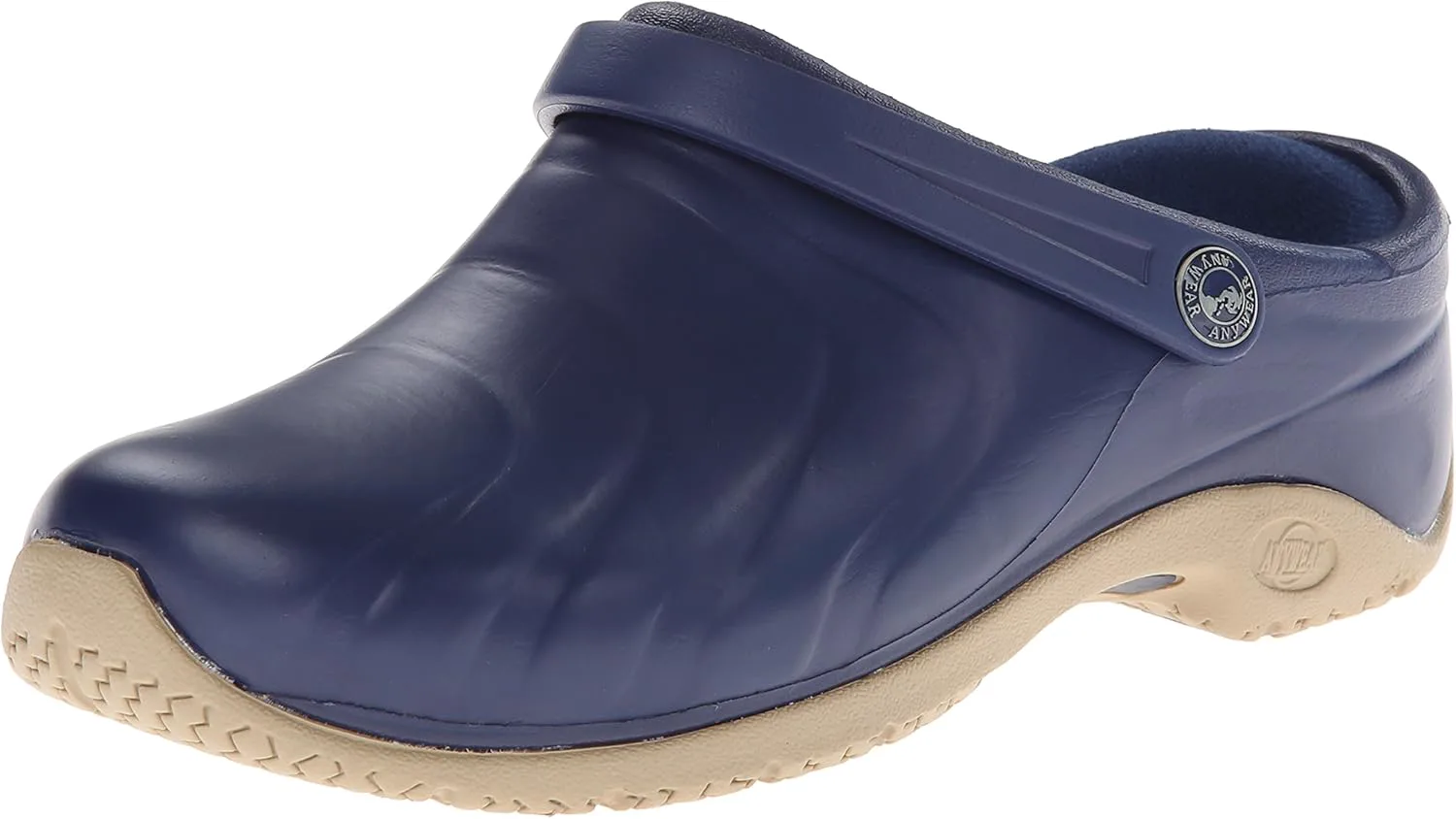 

Сабо Anywear Zone Clogs - Рабочая обувь для женщин из ЭВА с противоскользящей подошвой - Противоскользящие рабочие туфли для женщин - Медицинские сабо с задним ремешком, темно-синий