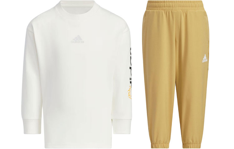 Найлонг Лианминкуан Повседневная спортивная одежда для детей Adidas, светло-золотой — фото 3