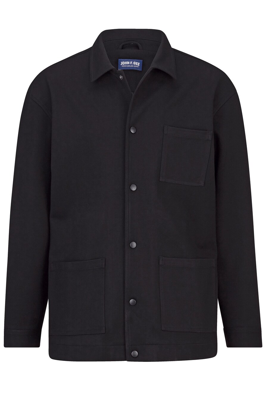 

Повседневная рубашка John F. Gee Comfort fit Button Up Shirt, черный
