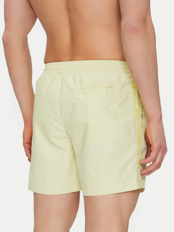 Плавки-Шорты обычного кроя KM0KM01109 Calvin Klein Swimwear, желтый — фото 3