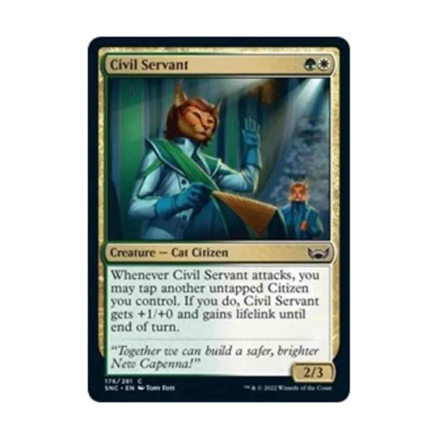 

CCG Государственный служащий (К), MTG - Streets of New Capenna