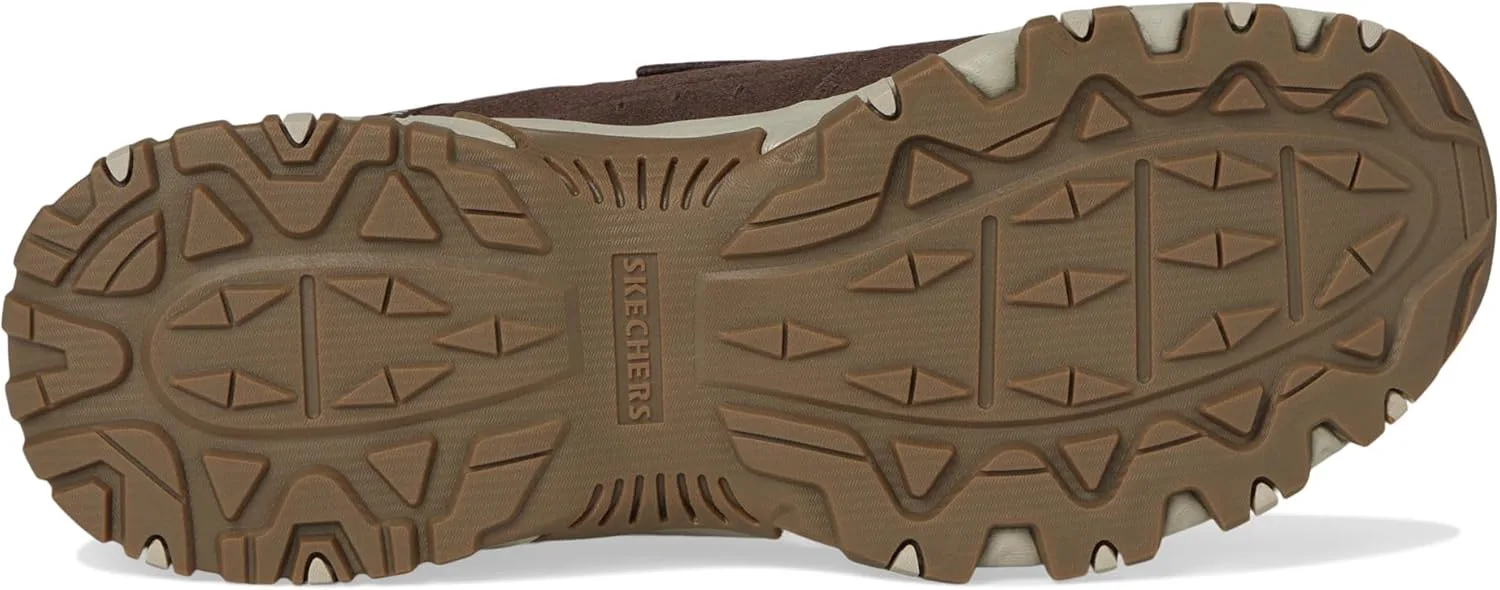 Мужские кроссовки Skechers Hillcrest Cedar Root с удобной посадкой без шнурков, коричневый — фото 3