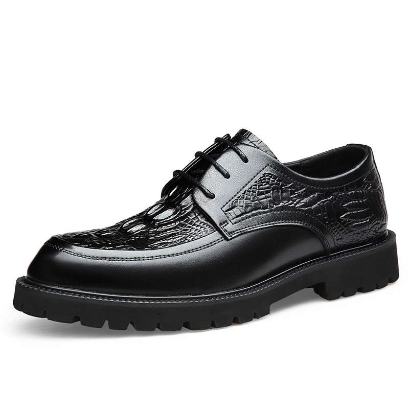 

Мужские повседневные кроссовки LUOMAIKE низкие черно-коричневые