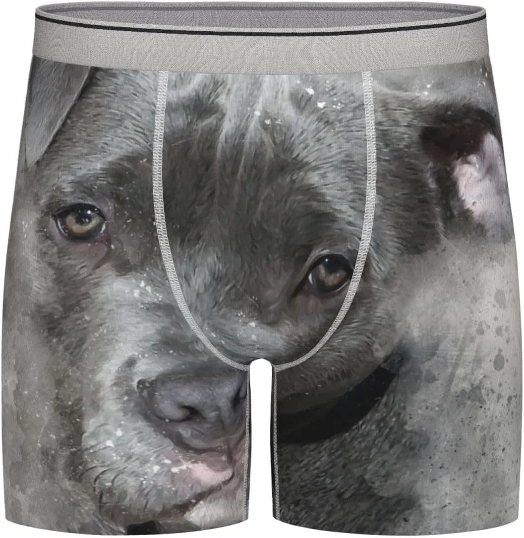 Боксеры дышащие Pit Bull Dog, светло-серый