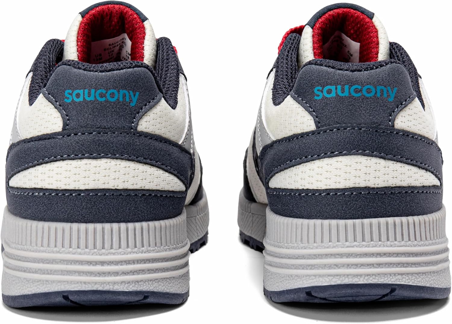 Детские кроссовки Saucony Unisex-Child Eclipse Kdz, красный/синий/темно-синий — фото 3