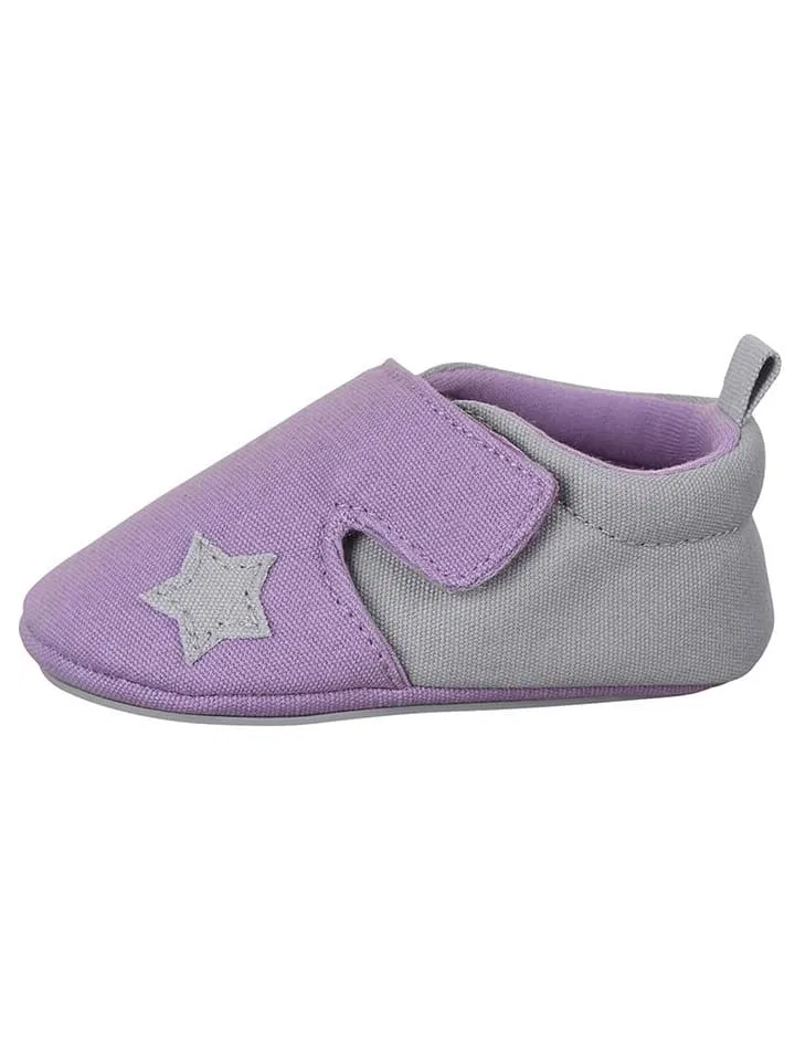 Краббельшухи текстильные Sterntaler, лиловый/серый — фото 2