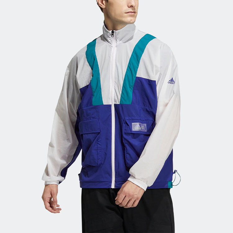 St Ltwind Wvjk Куртка мужская синий/белый Adidas Originals — фото 2