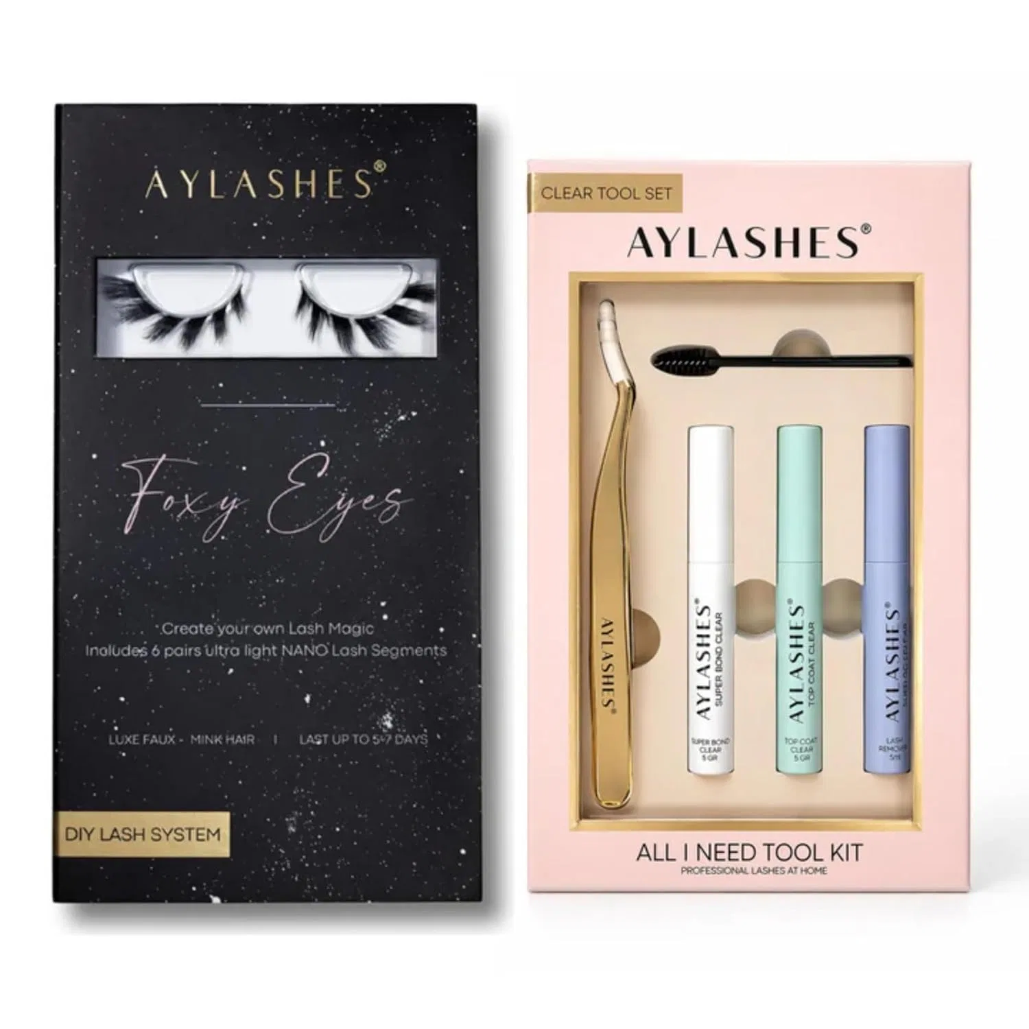 Стартовый набор для наращивания ресниц «Foxy Eyes» от AYLASHES Aylashes