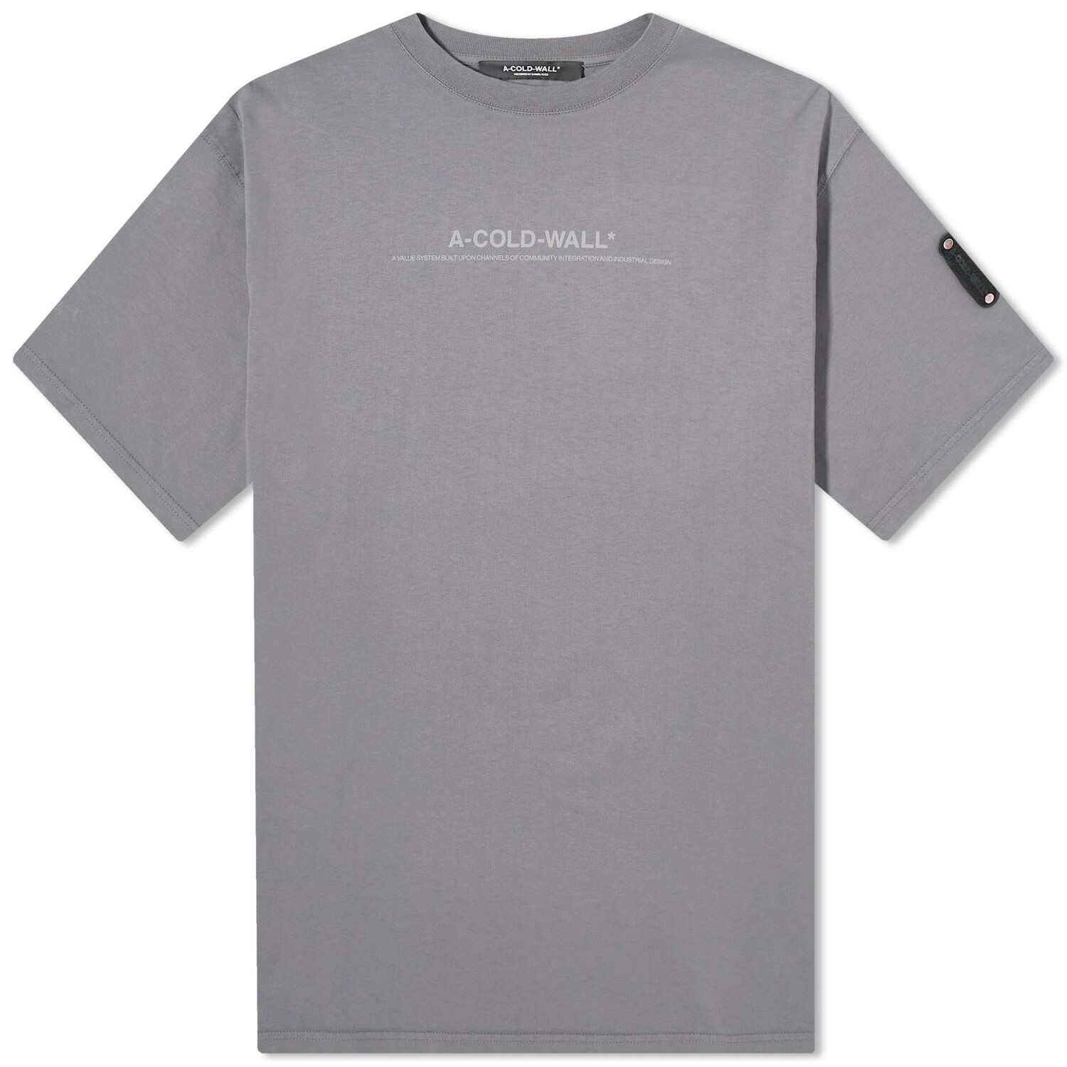 

Футболка A-Cold-Wall* Discourse T-Shirt, цвет Slate