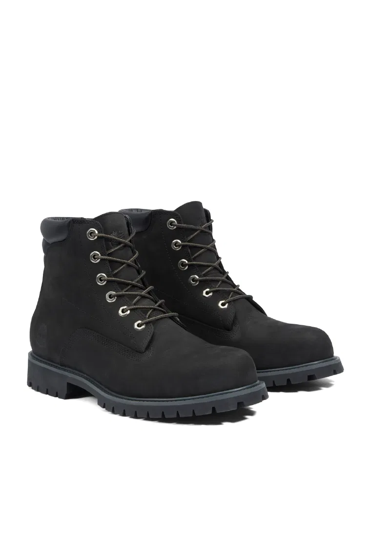 Мужские ботинки, 15 см, водонепроницаемые, шнуровка, Alburn Timberland, черный — фото 3