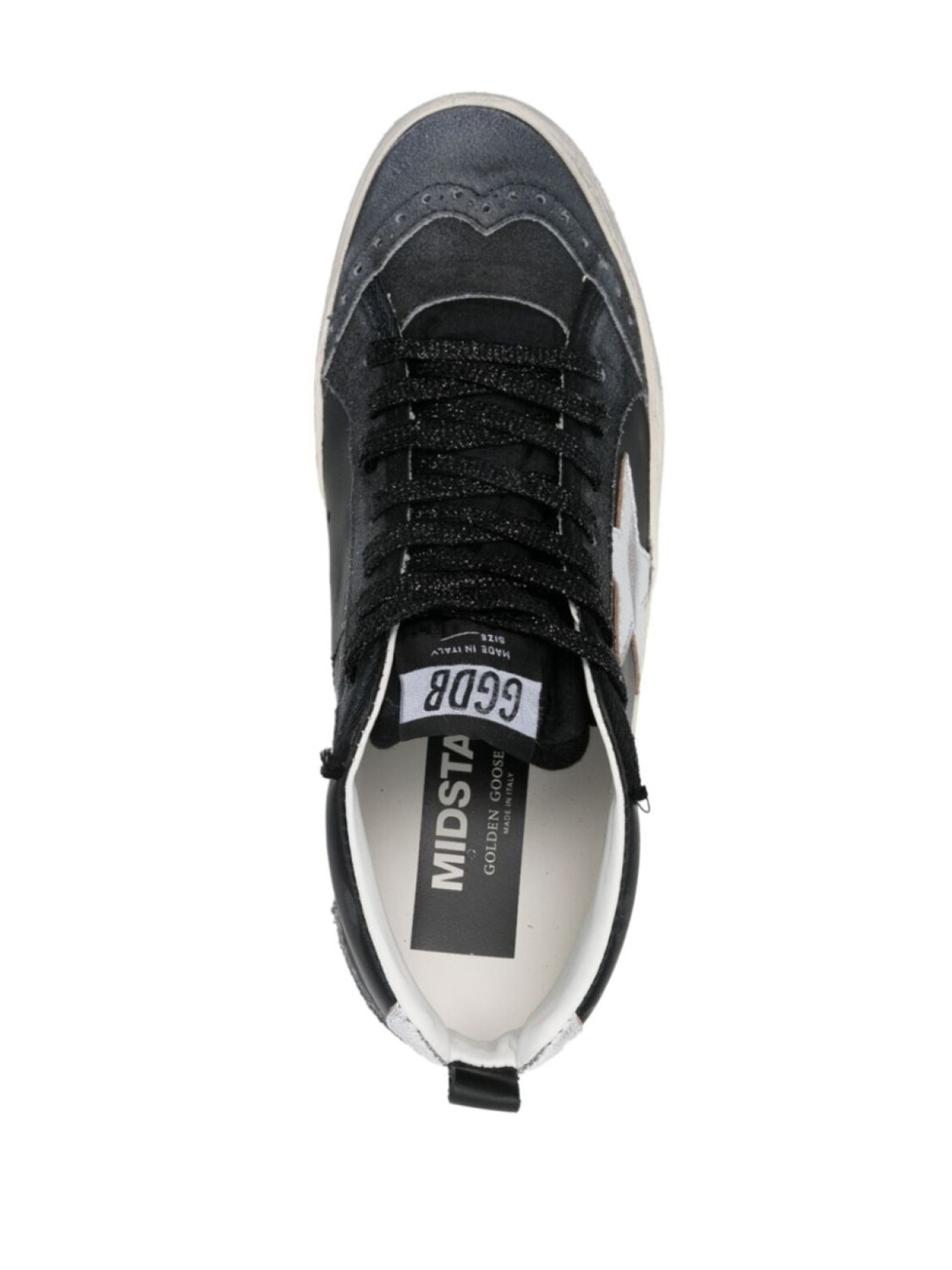 Golden Goose кеды Mid Star Classic, черный — фото 4