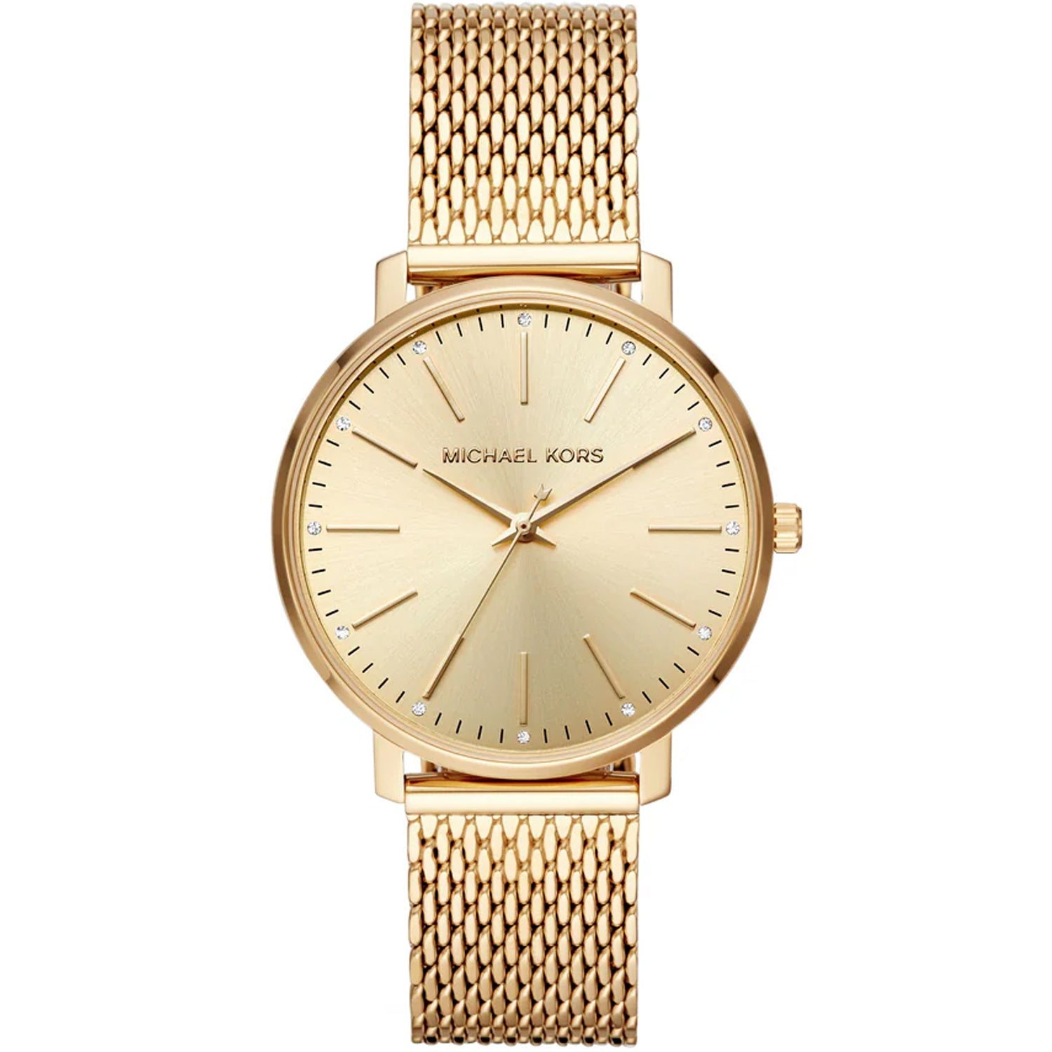 

Женские часы Michael Kors Pyper с золотым циферблатом, золотой