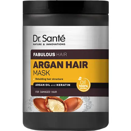 

Маска для волос Dr. Sante For Damaged Hair With Argan Oil And Keratin 1000 Ml