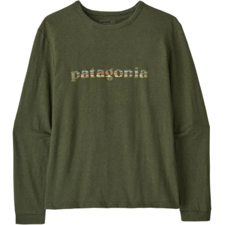 Футболка Patagonia Regular T Shirt Women's зеленая
