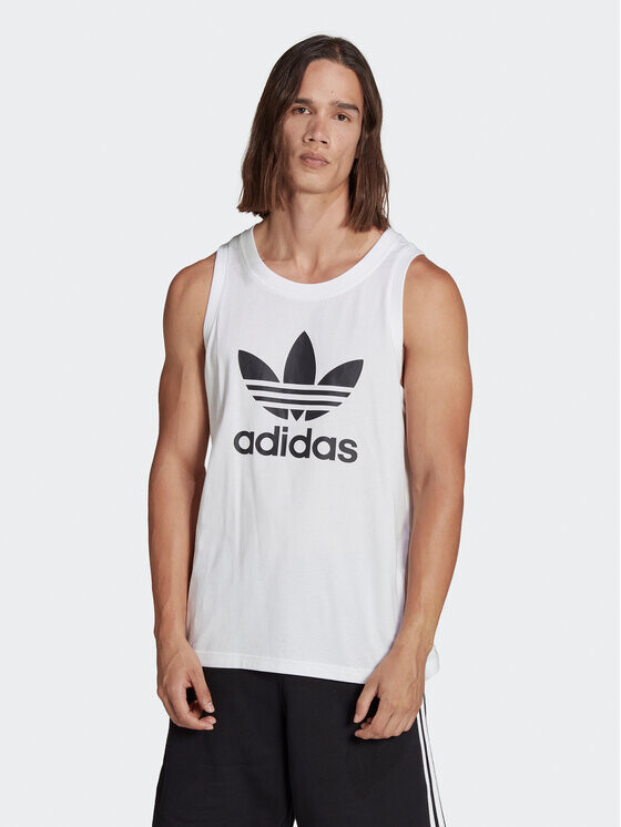 

Майка adicolor classics с трилистником стандартной посадки Adidas, белый