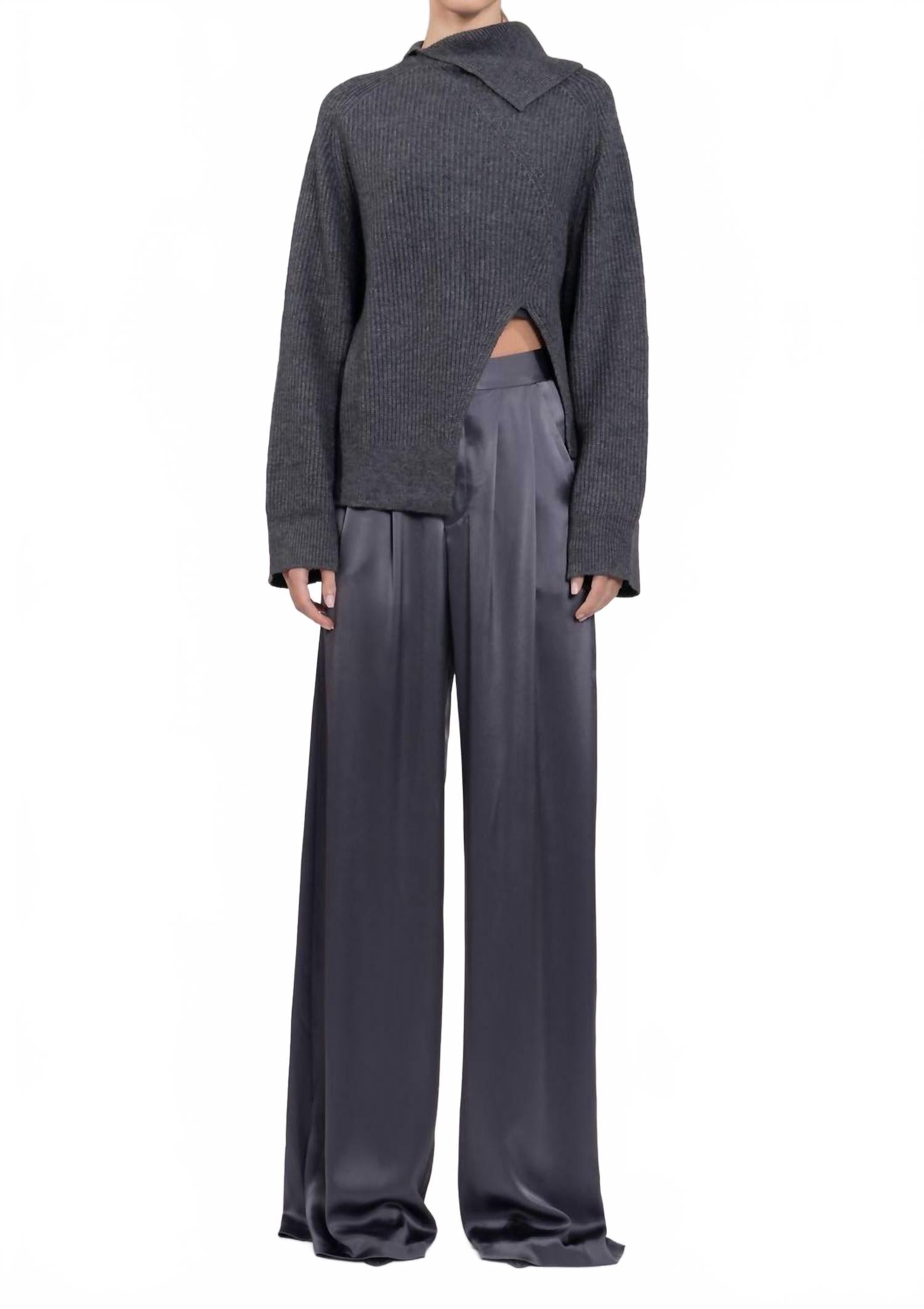 

Парижские брюки в сером цвете NONCHALANTLABEL, серый