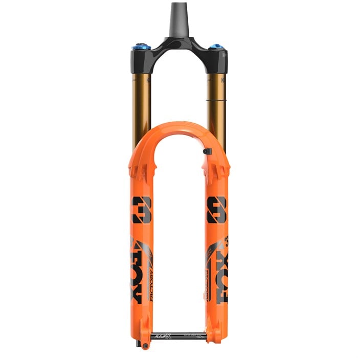 

38-Дюймовая заводская рукоятка x2 вилка - 29 дюймов Fox Shox, Shiny Orange, Black/Clear