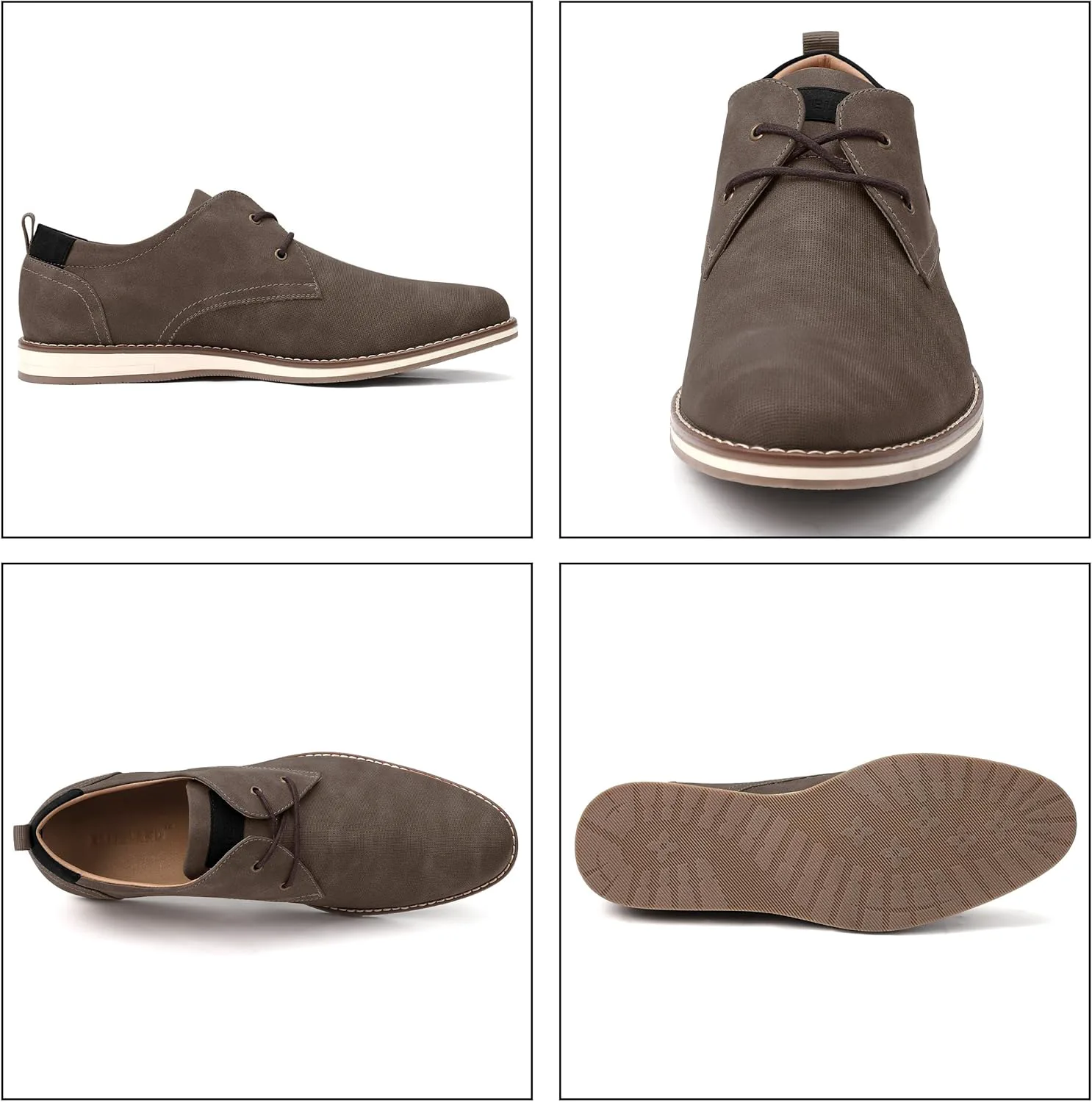 

Мужские классические туфли, мужские оксфорды, стильные кожаные туфли на шнуровке с декоративными перфорациями, деловые повседневные формальные дерби EliteLand