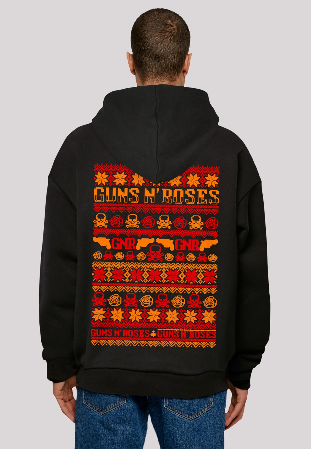 

Толстовка GUNS N ROSES WEIHNACHTEN - Hoodie F4NT4STIC, черный