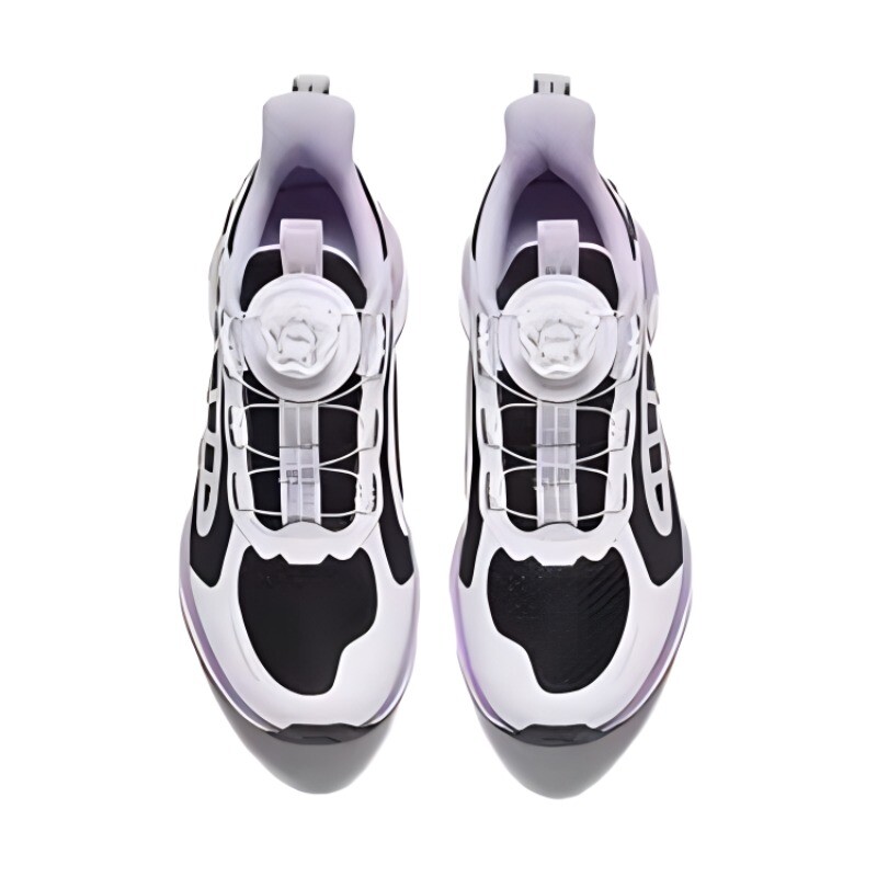 Детские кроссовки GS Low-top Black/ANTA White/Light Mist Purple Anta Kids, черный — фото 3