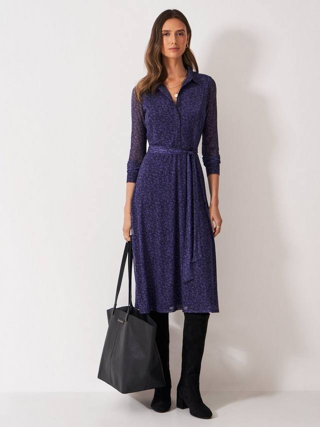 

Верона джерси сетчатая рубашка-платье Crew Clothing, Aqua Blue