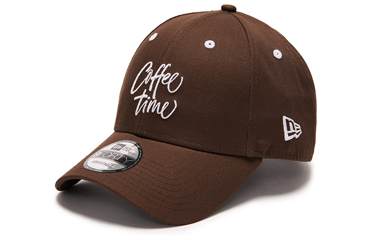 

New Era Хлопковая бейсболка унисекс кофейного цвета, Baseball Cap