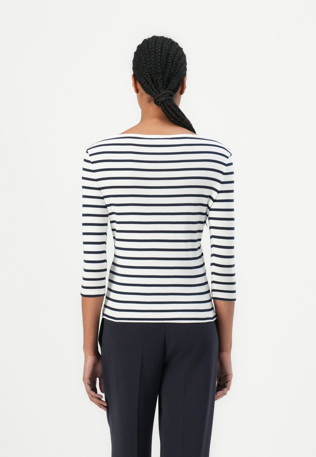 Топ с длинными рукавами NEW CODY SLIM BOAT Tommy Hilfiger, темно-синий — фото 3