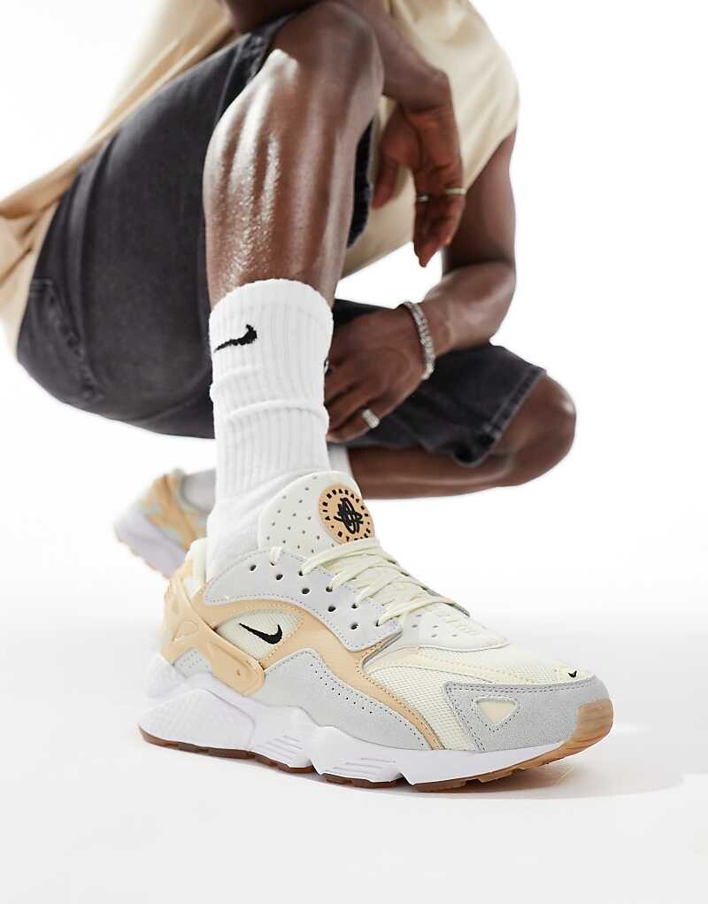 

Бежево-коричневые кроссовки Nike Air Huarache Runner, Коричневый, Бежево-коричневые кроссовки Nike Air Huarache Runner