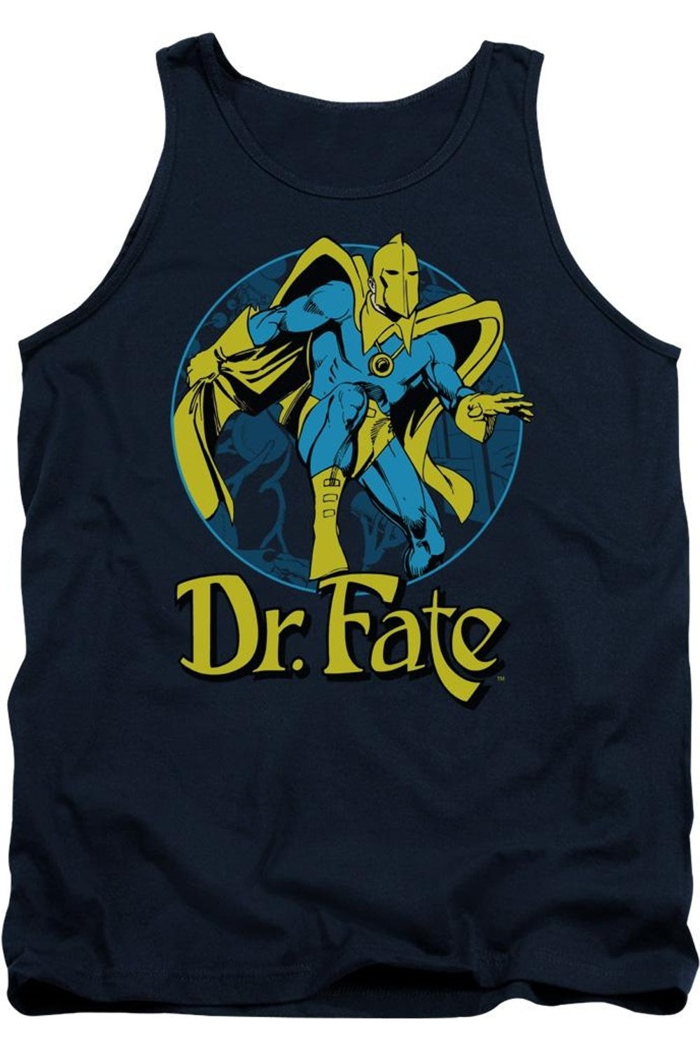 

Майка для взрослых DC Comics Dr Fate Ankh Gildan, темно-синий
