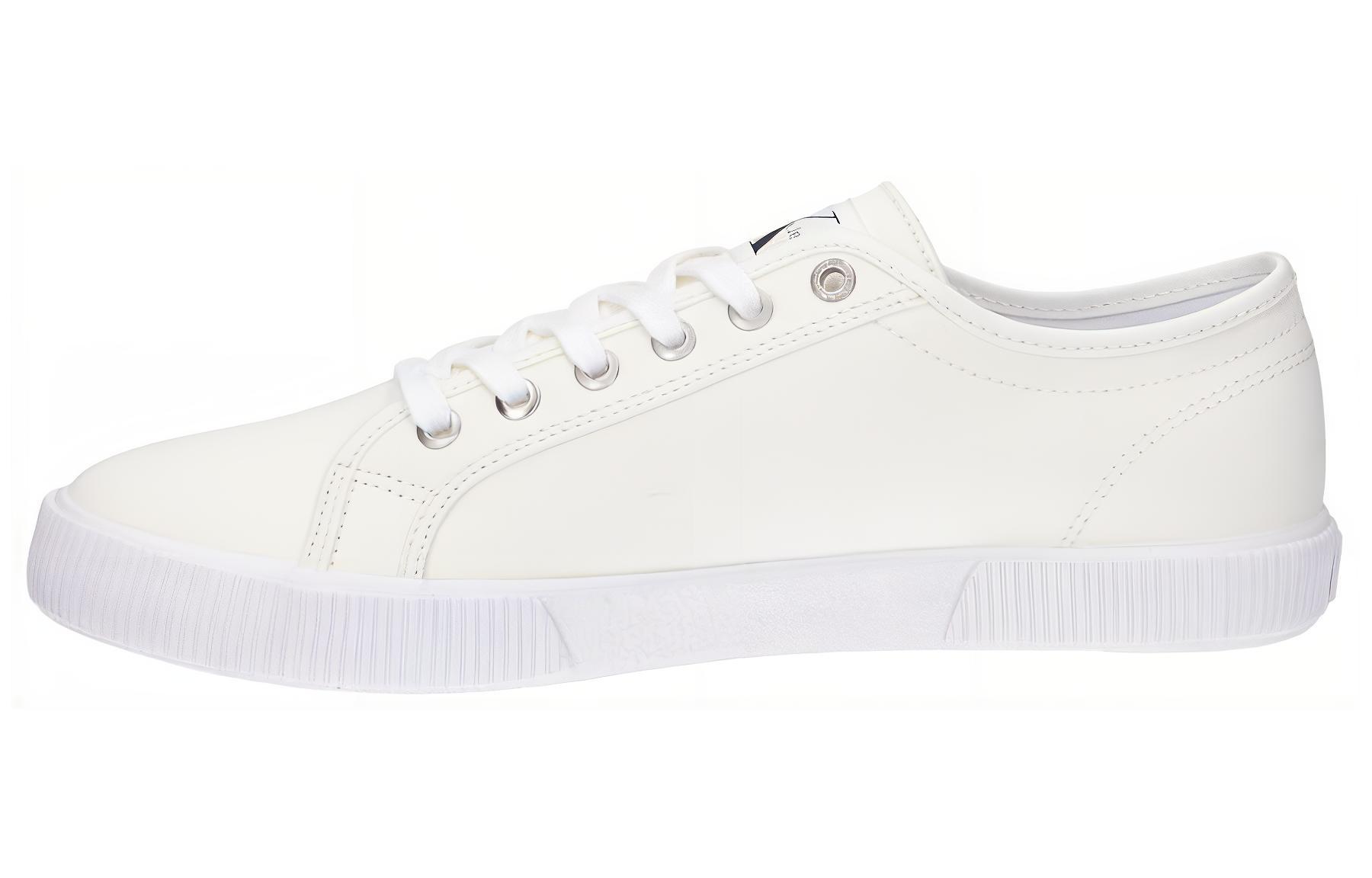 

CKJ CALVIN KLEIN JEANS Низкие скейтерские кеды мужские белые