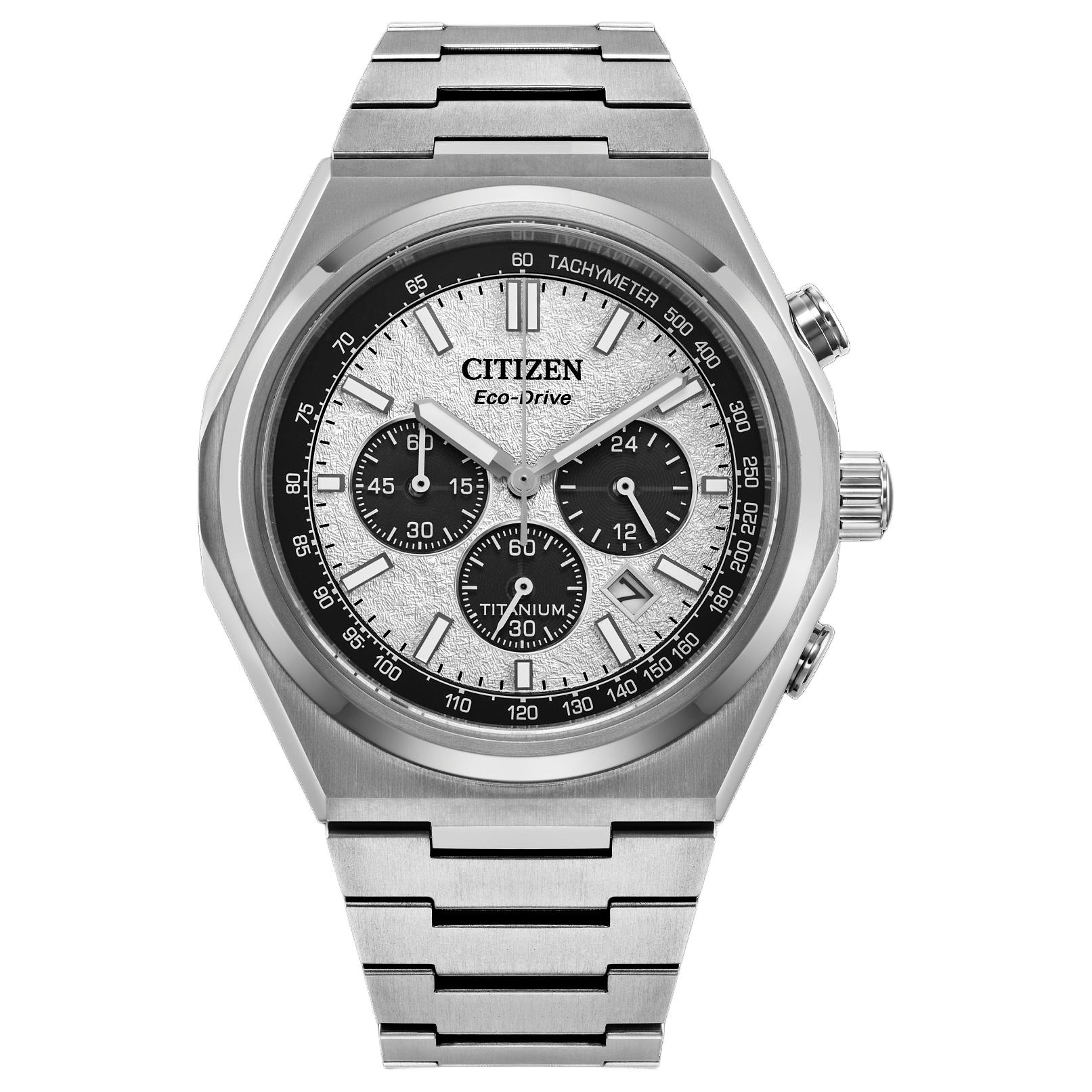 

CITIZEN Часы Light Powered Quartz Movement Super Titanium Strap Watch 42.5mm Men's Watch White Dial, White Dial