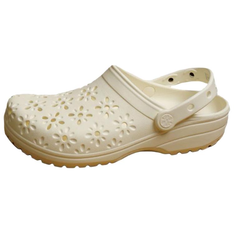Crocs Классические сабо унисекс бежевого цвета