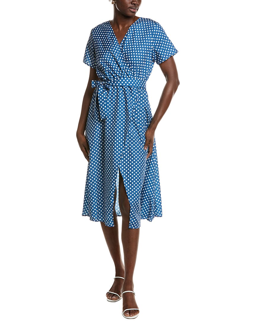 

Айпонелли Платье-обманка IPPONELLI, синий