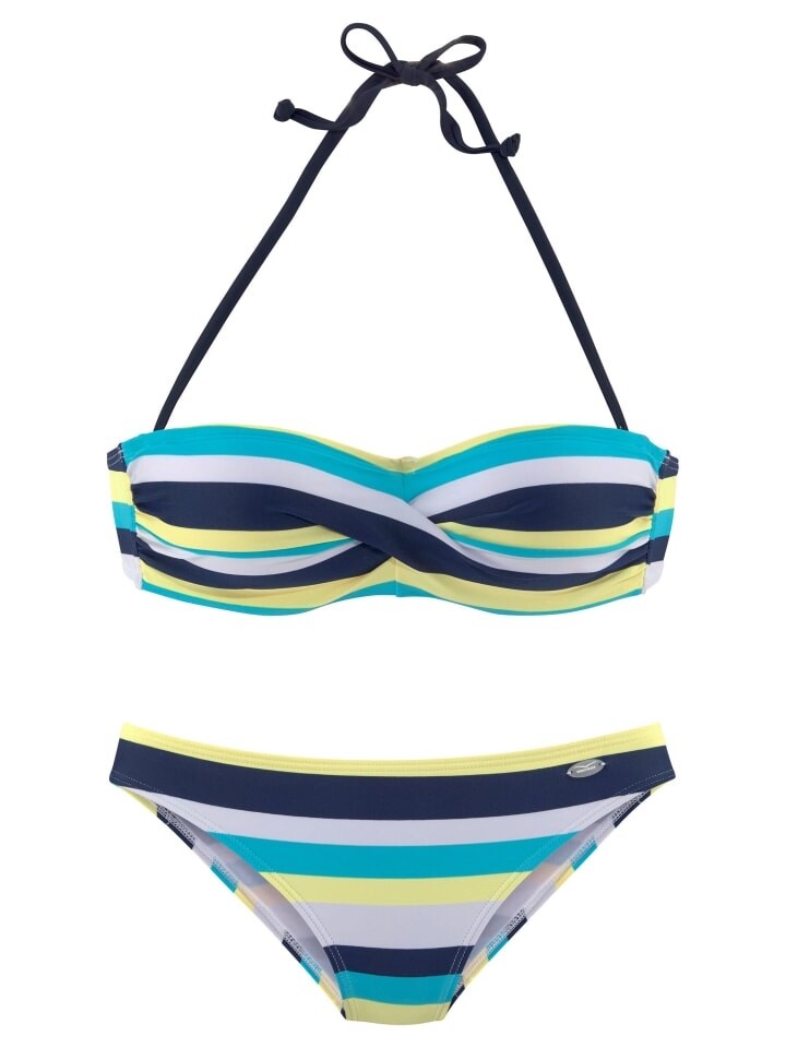 

Верх бикини Venice Beach, цвет marine/gelb/gestreift