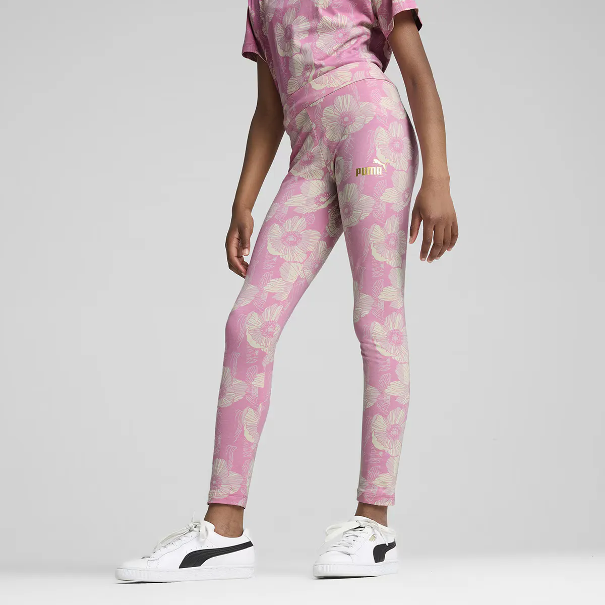 

ESS+ КЛАСС ЛЕГГИНСЫ ДЛЯ ДЕВОЧЕК AOP G Puma, цвет Rosa