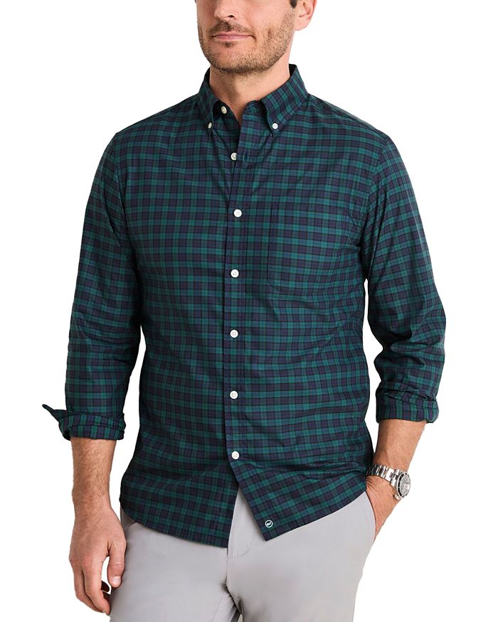 

Рубашка Tartan On the Go Brrr Vineyard Vines, зеленый