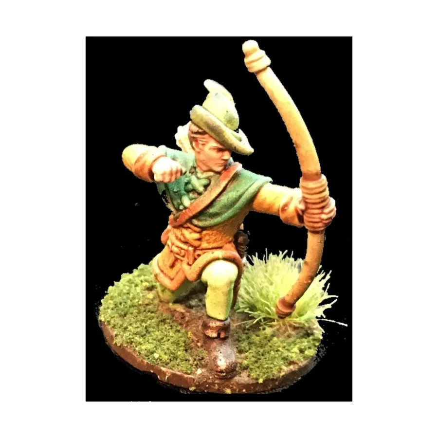 

Веселые мужчины-лучники на коленях, Legends of Sherwood (28mm)