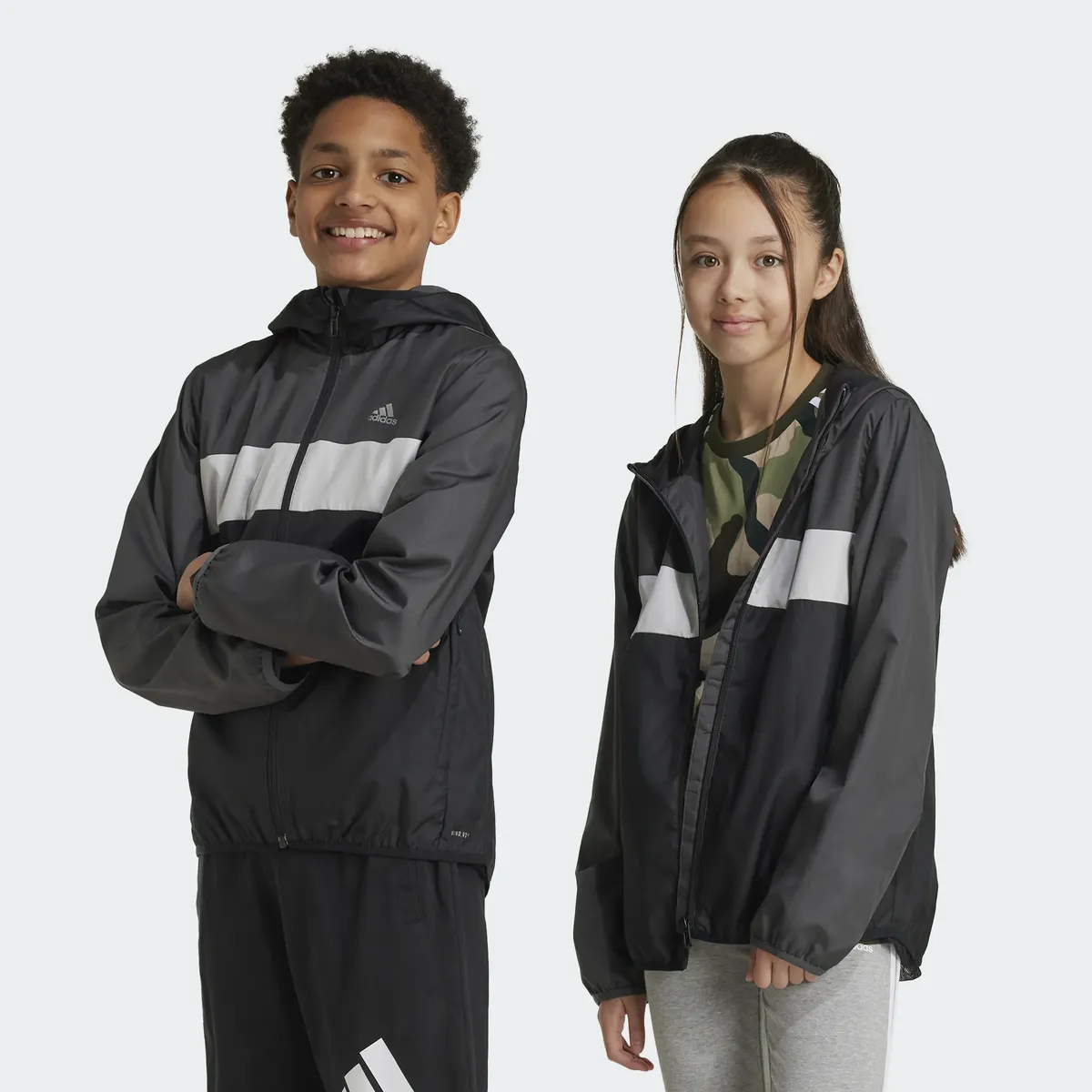 

Adidas Sportswear Ветровка "J TIBERIO WB", серый