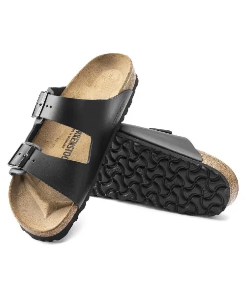 Женские и мужские сандалии Birkenstock Arizona Natural Leather — фото 4