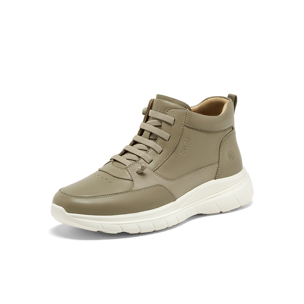 SKAP Мужские повседневные кроссовки Mid Top светло-хаки, цвет Light Khaki — фото 2