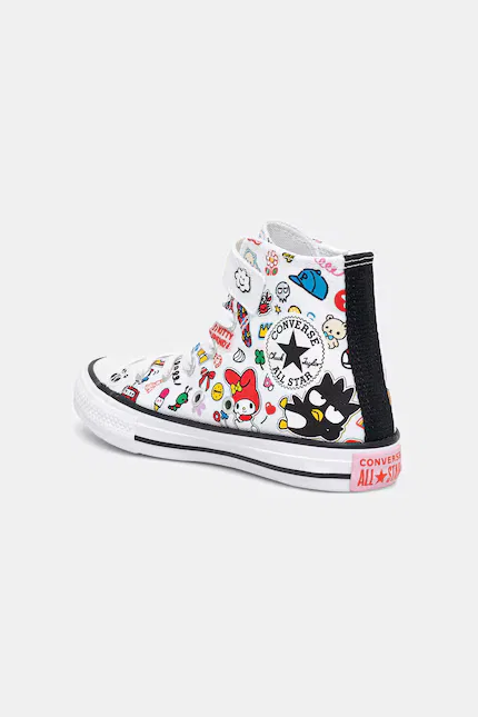 Кеды высокие Chuck Taylor All Star 1V Hello Kitty Converse, белый — фото 3