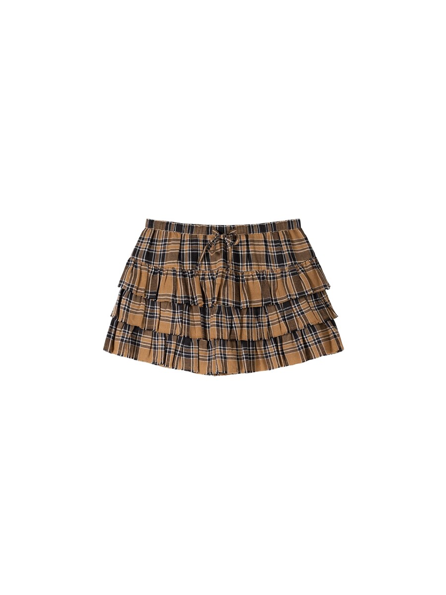 

Юбка Bershka, цвет Brown/Caramel