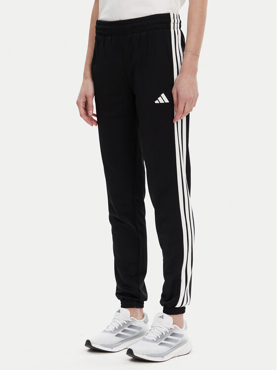 Спортивные брюки обычного кроя Tricot 3-Stripes JF3383 Adidas, черный — фото 2
