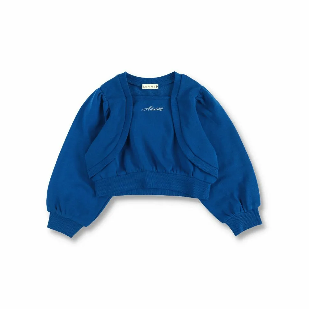 Флисовый кардиган, многослойная толстовка Branshes, Royal Blue
