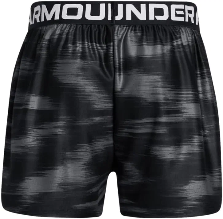 Детские шорты Under Armour Play Up с принтом, (008) Black//White — фото 2
