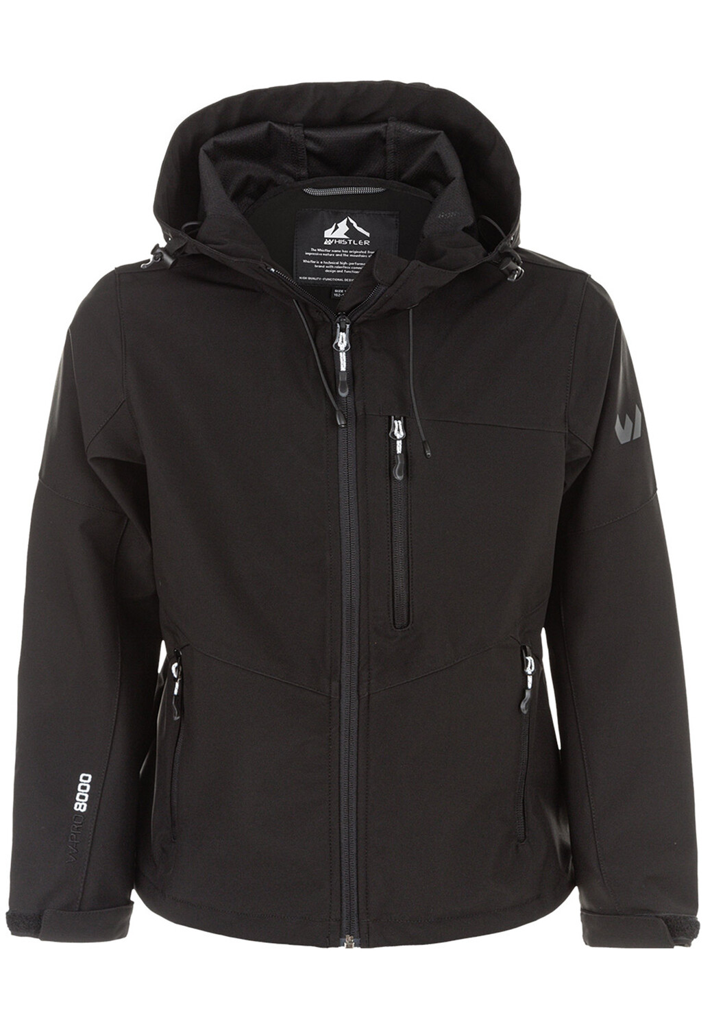 

Куртка софтшелл Whistler Softshell Jacke Rosea, цвет 1001 Black