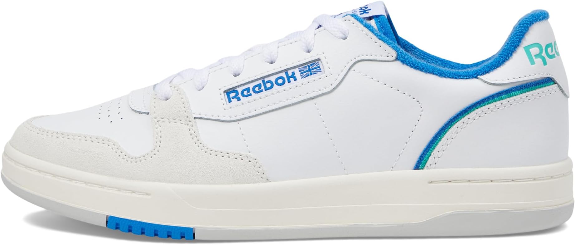 Кроссовки Reebok Lifestyle Phase Court, цвет White/Chalk/Kinetic Blue — фото 4