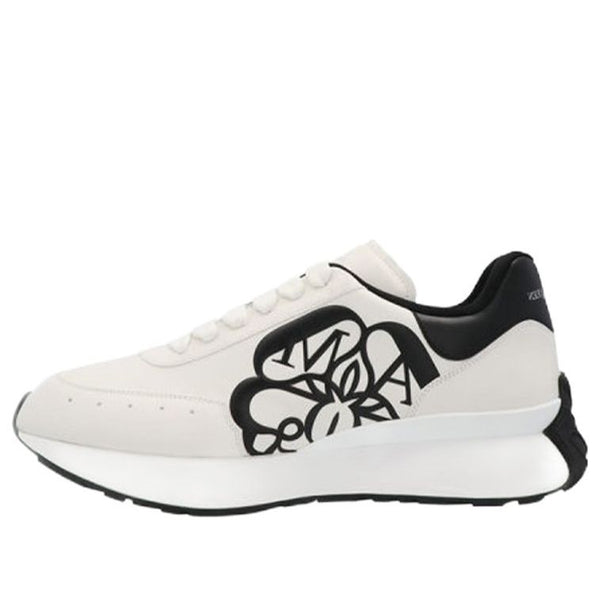 

Кроссовки sprint runner lace-up sneakers 'beige white' Alexander Mcqueen, бежевый