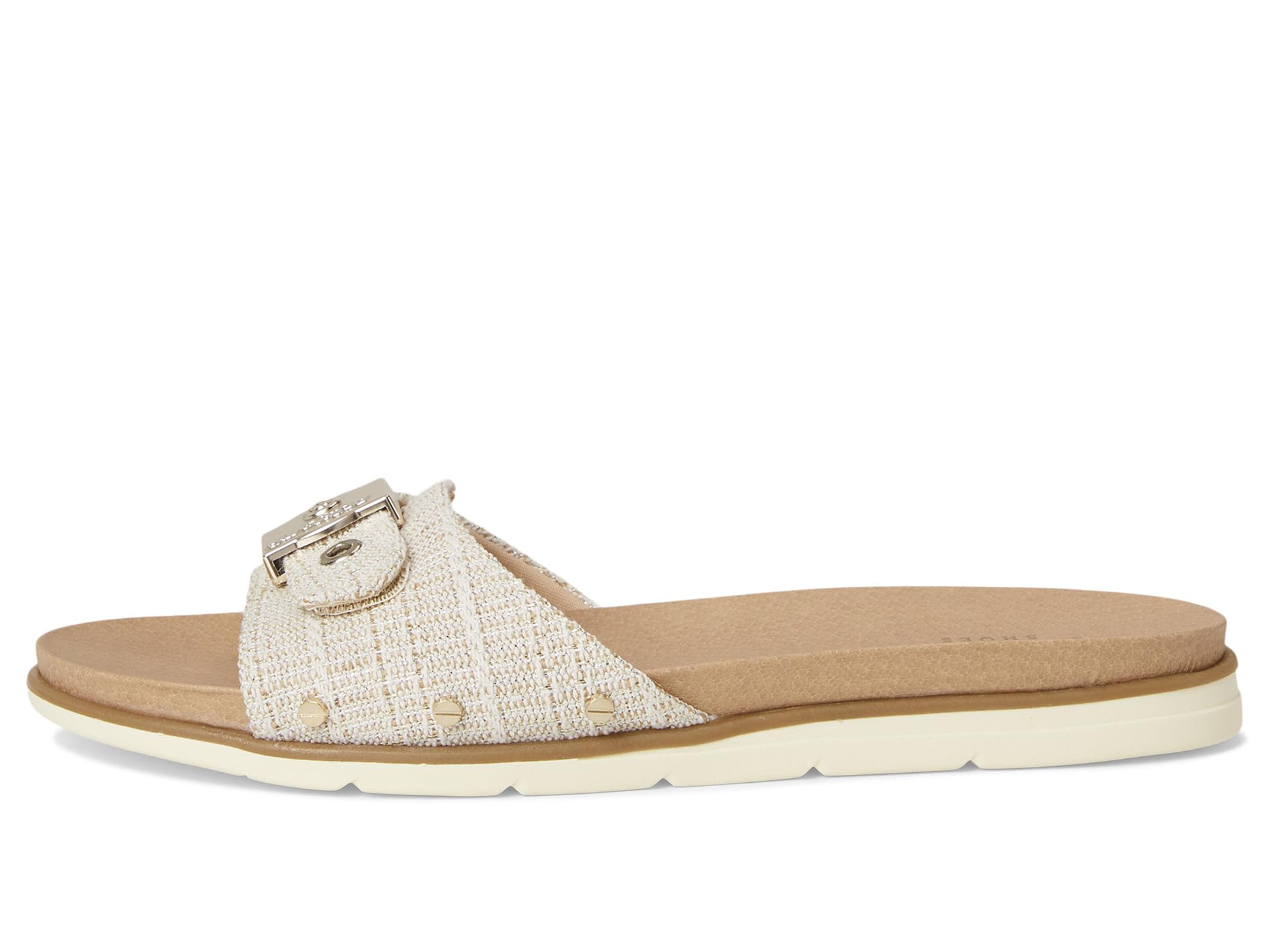 Сандалии Dr. Scholl's Nice Iconic Flat Sandal, цвет Light Gold Fabric — фото 4